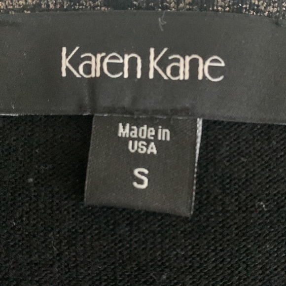 Karen Kane Metallic Asymmetric Tunic Top - Picture 5 of 7